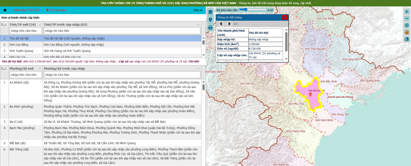 Phường Tân Định quận 1: Thông tin sáp nhập, Quy mô, Trụ sở