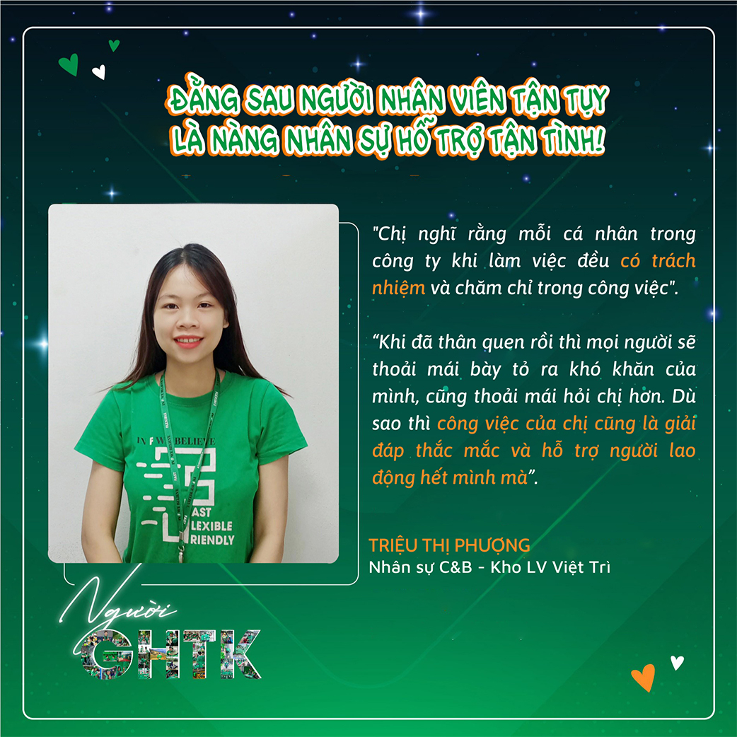 Người GHTK | Triệu Thị Phượng - Nhân sự C&B: Đằng sau người nhân viên tận tụy là nàng Nhân sự hỗ trợ tận tình!