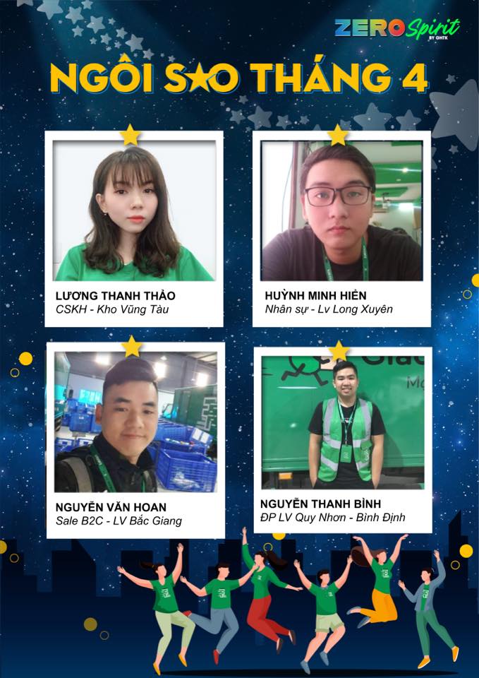 ✨NGÔI SAO THÁNG 4 | CÁ NHÂN XUẤT SẮC KHỐI VĂN PHÒNG/VẬN HÀNH✨