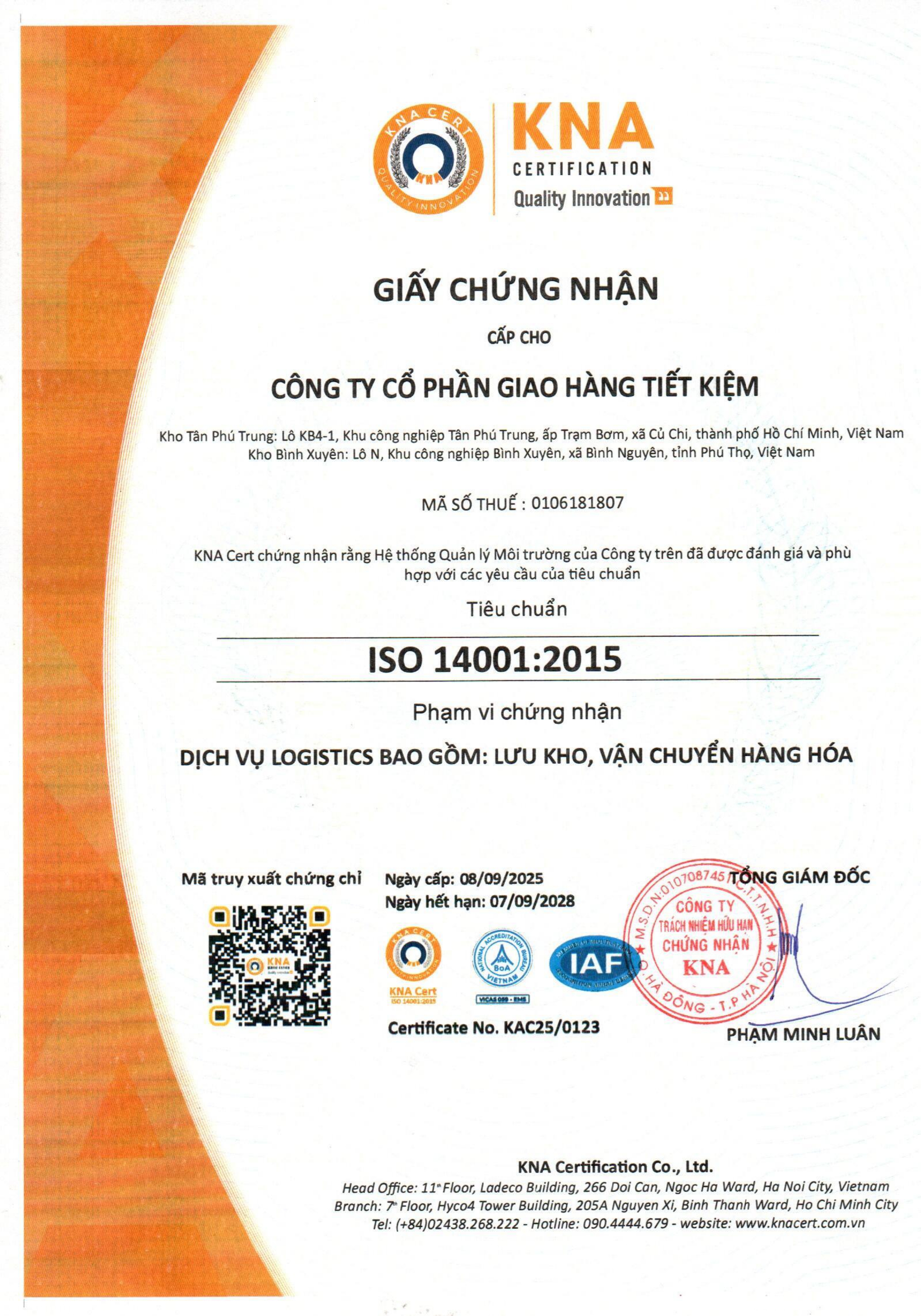 ISO 14001:2015
