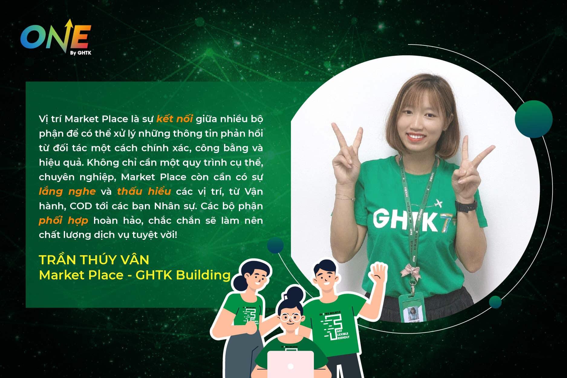 ONE - By GHTK| MARKET PLACE - VỊ TRÍ TẠO NÊN SỰ KẾT NỐI THẦM LẶNG