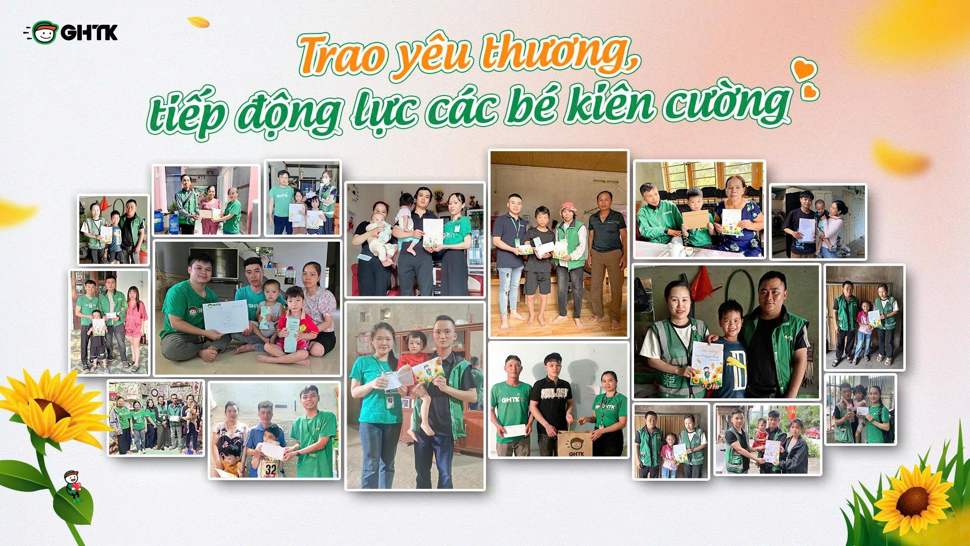GHTK trao yêu thương - Tiếp động lực giúp các bé kiên cường