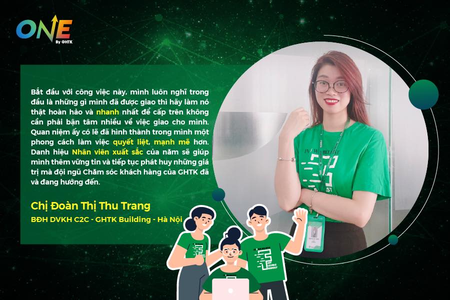 ONE - By GHTK | HÀNH TRÌNH ĐI TÌM PHƯƠNG TRỜI MỚI QUA LỜI KỂ CỦA NHÂN VIÊN XUẤT SẮC ĐOÀN THỊ THU TRANG