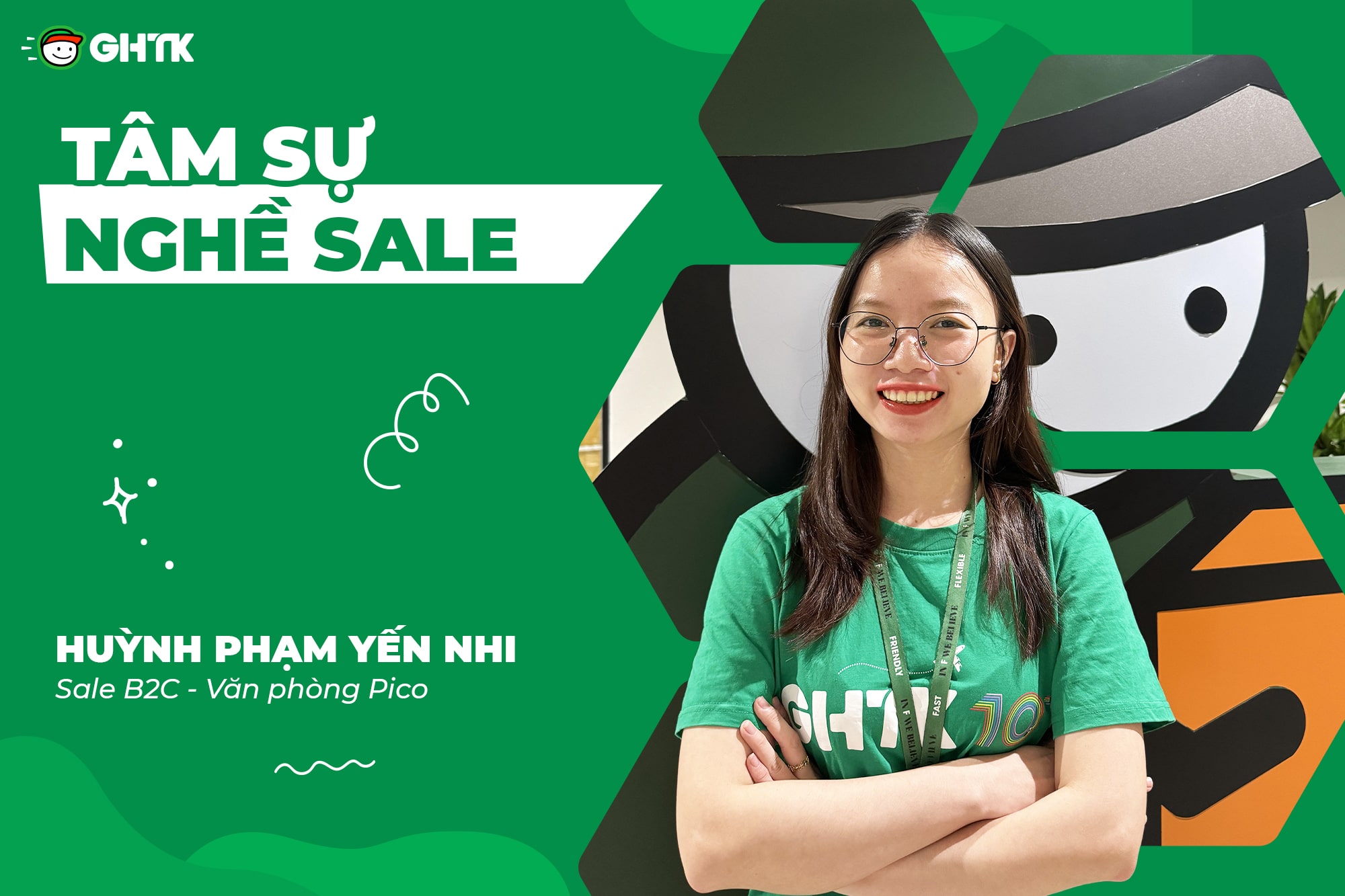 Tâm sự nghề "sale" cùng Huỳnh Phạm Yến Nhi - Sale B2C - VP. Pico