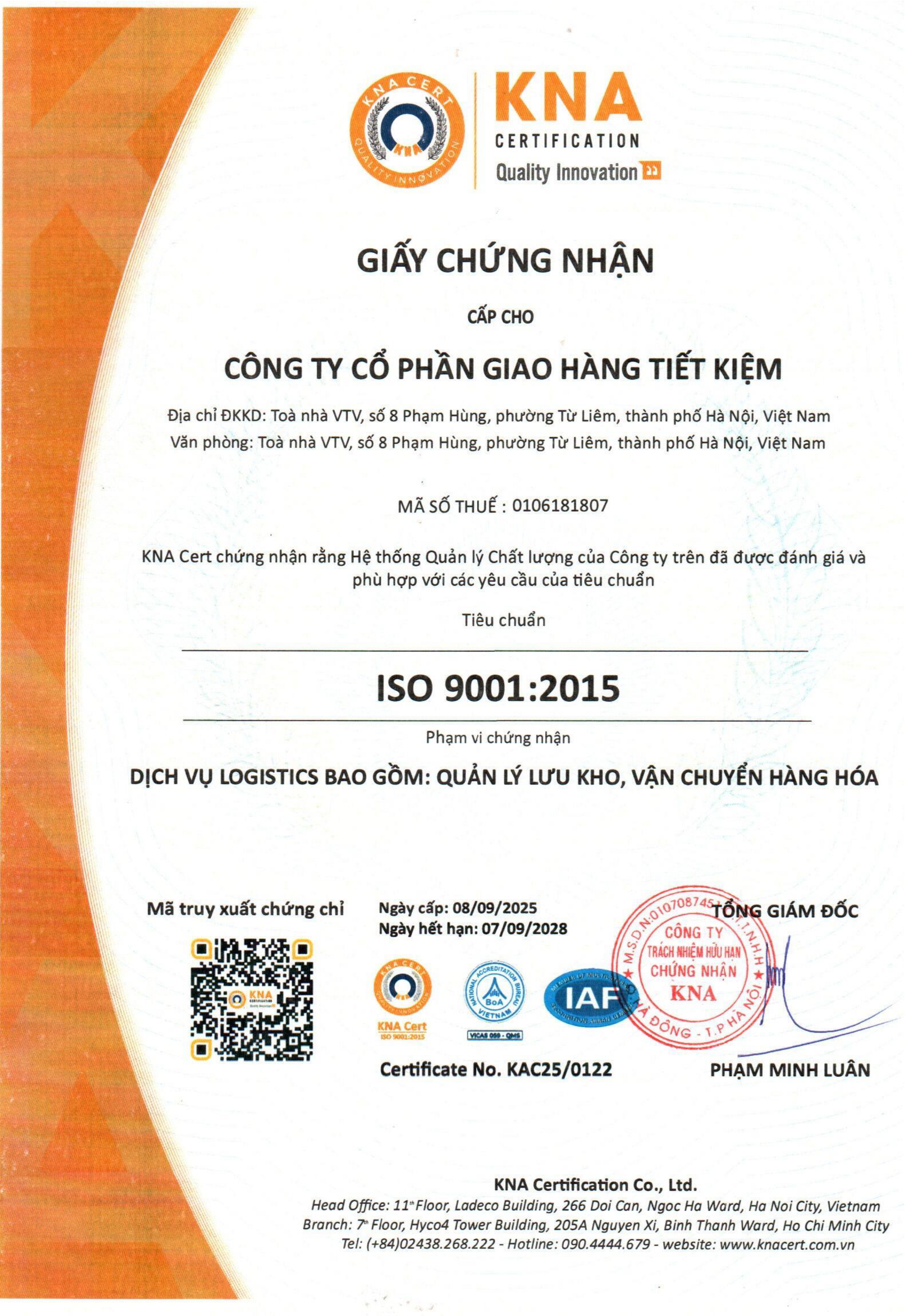 ISO 9001:2015