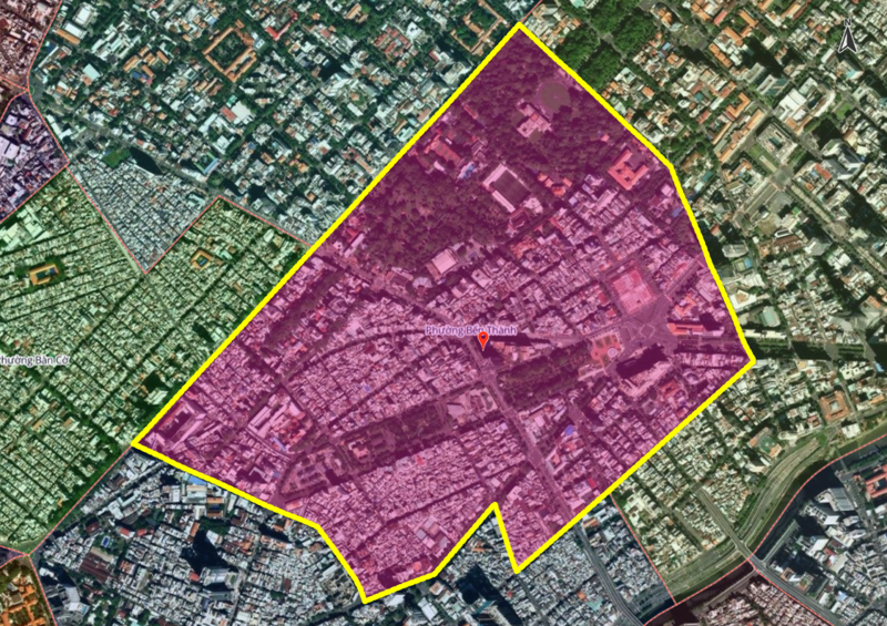 Phường Bến Thành sau sáp nhập: Mở rộng quy mô và sắp xếp trụ sở hành chính