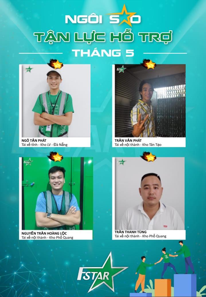 ⭐NGÔI SAO THÁNG 5 | VINH DANH TÀI XẾ VÀ NHÂN VIÊN XỬ LÝ HÀNG XUẤT SẮC⭐