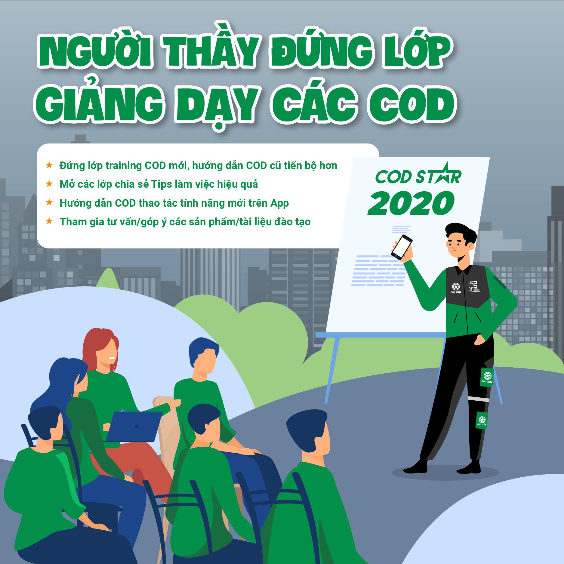 ⭐️Vai trò trong Khối Nhân sự của COD Star: “Người Thầy” đứng lớp giảng dạy cho COD mới⭐️