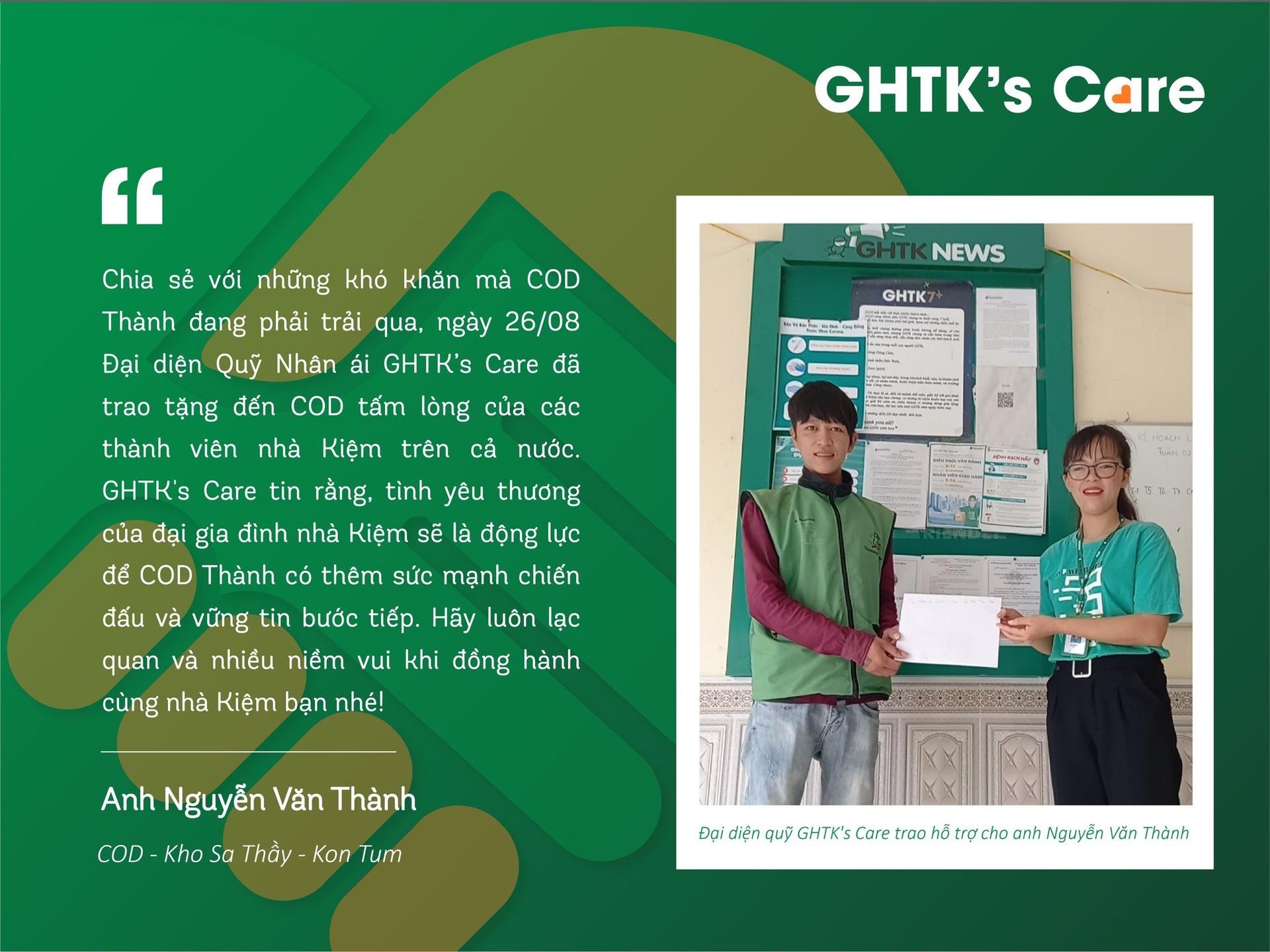 ?GHTK’s Care | Hãy bước đi với nụ cười đơn giản và san sẻ hạnh phúc cả dặm đường ?