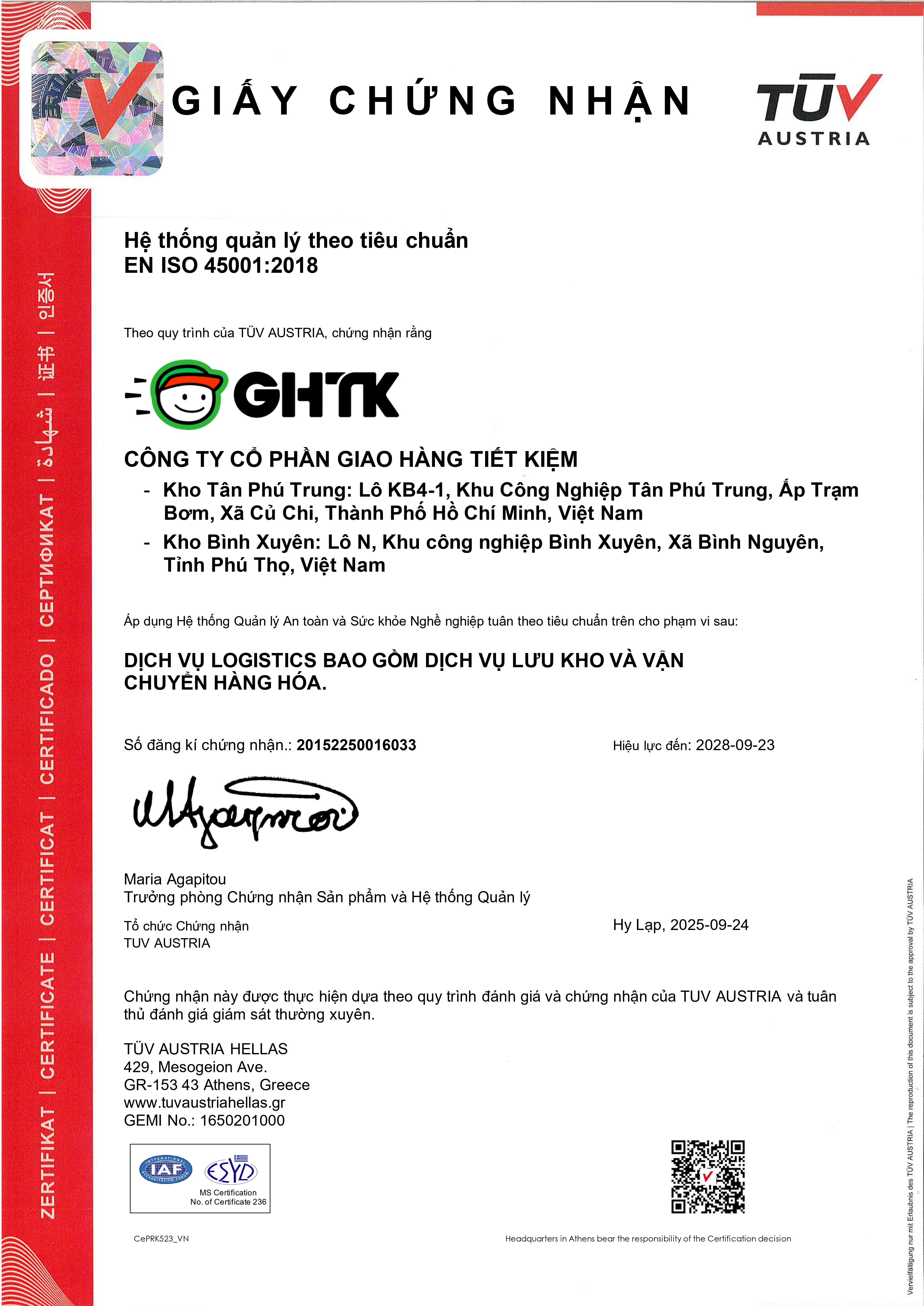 ISO 45001:2018