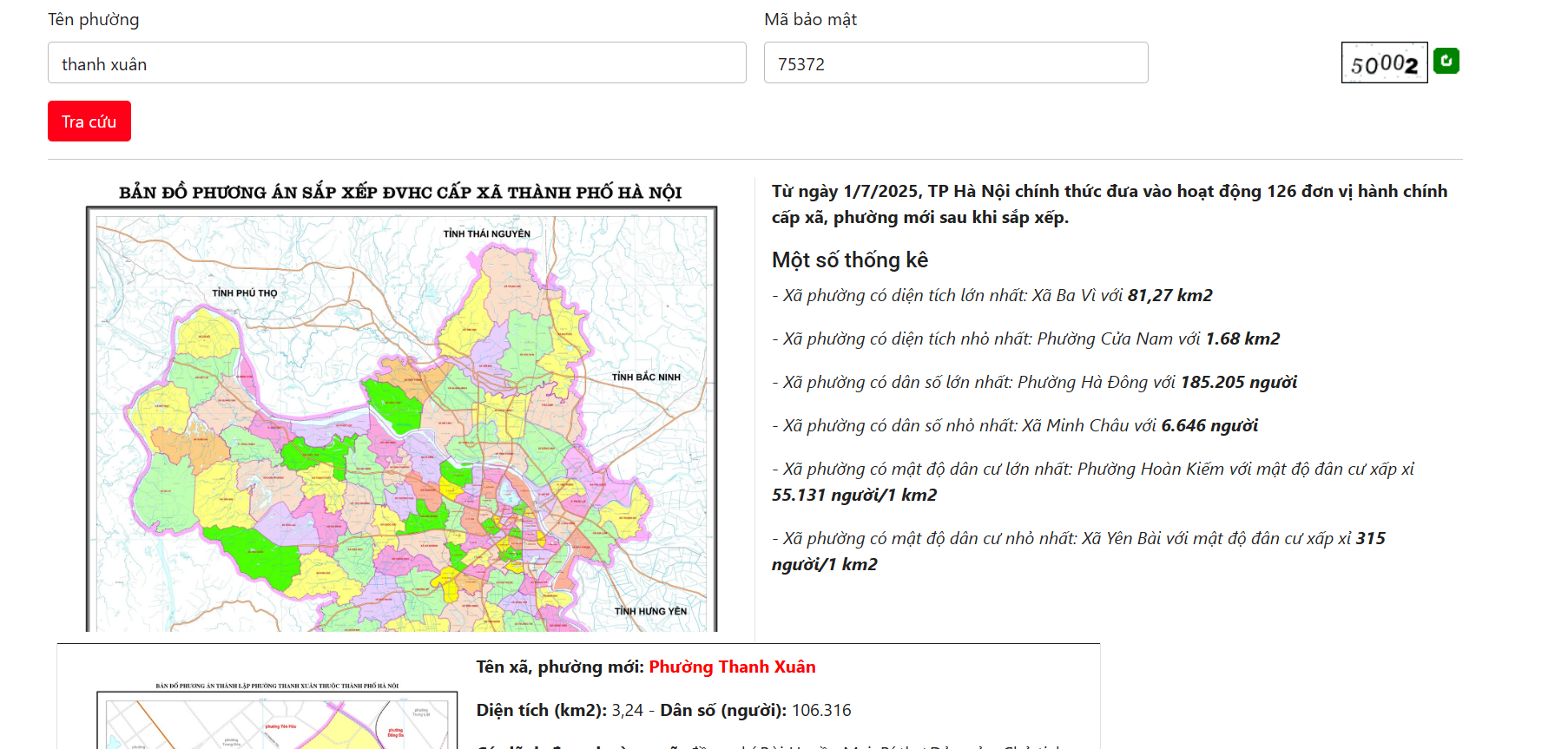 Phường Thanh Xuân sau sáp nhập: Quy mô đột phá và diện mạo đô thị mới
