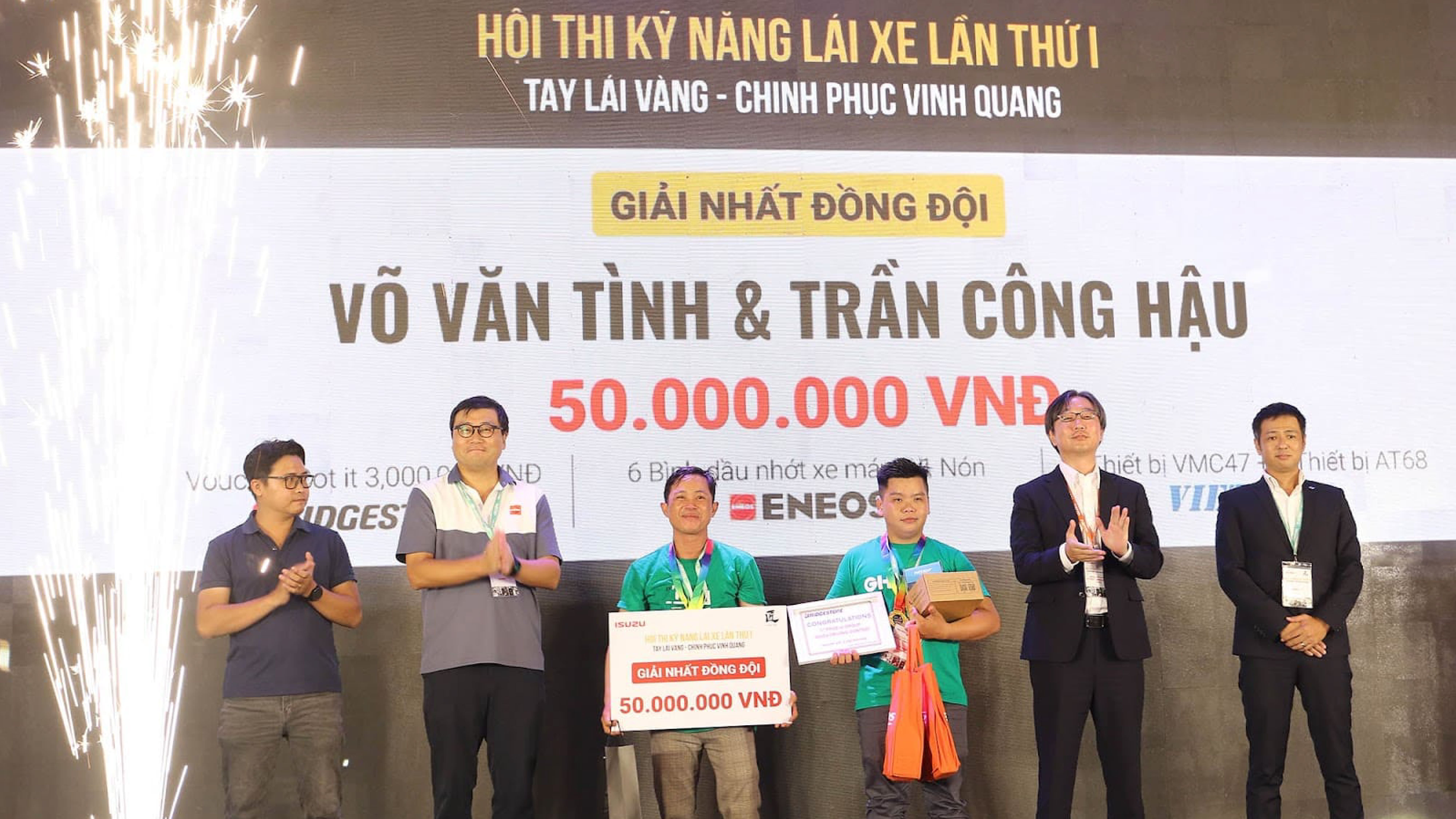 HAI TÀI XẾ GHTK ĐẠT GIẢI NHẤT HỘI THI KỸ NĂNG LÁI XE LẦN THỨ I