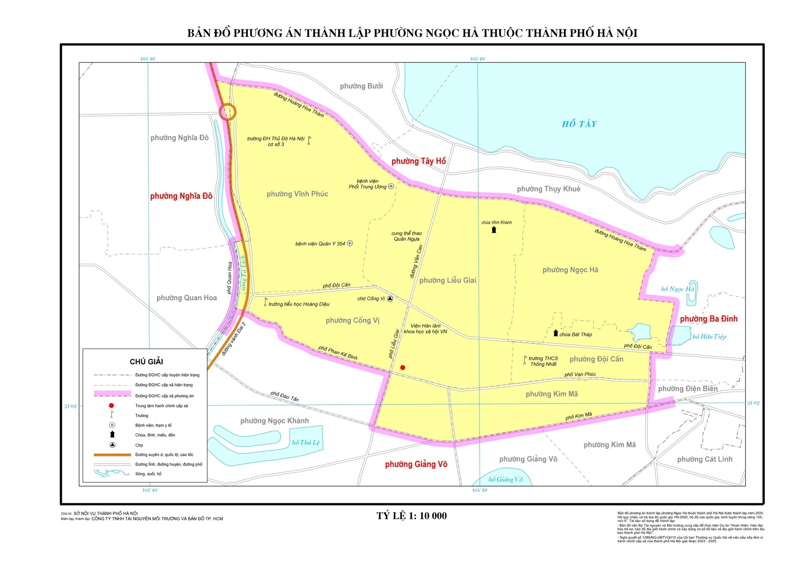 Phường Ngọc Hà sau sáp nhập: Diện mạo mới và trụ sở mới