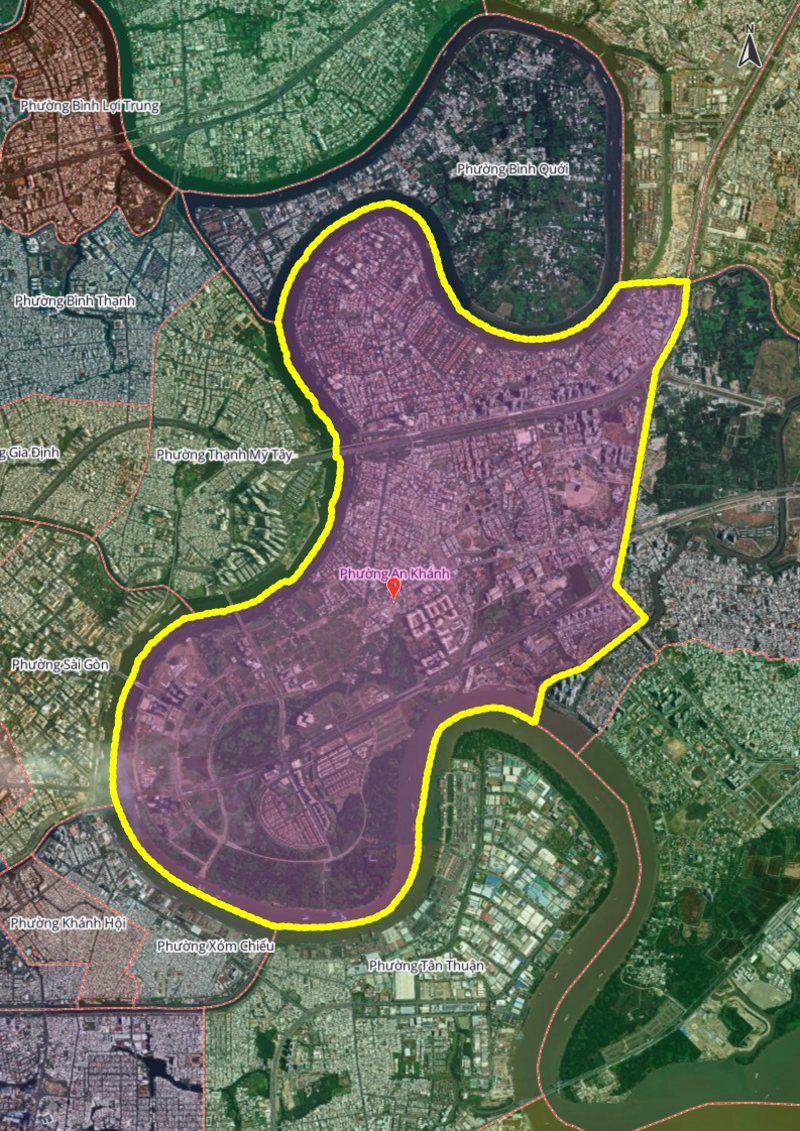 Phường Thảo Điền sau sáp nhập: Chia tách địa giới và bản đồ hành chính mới