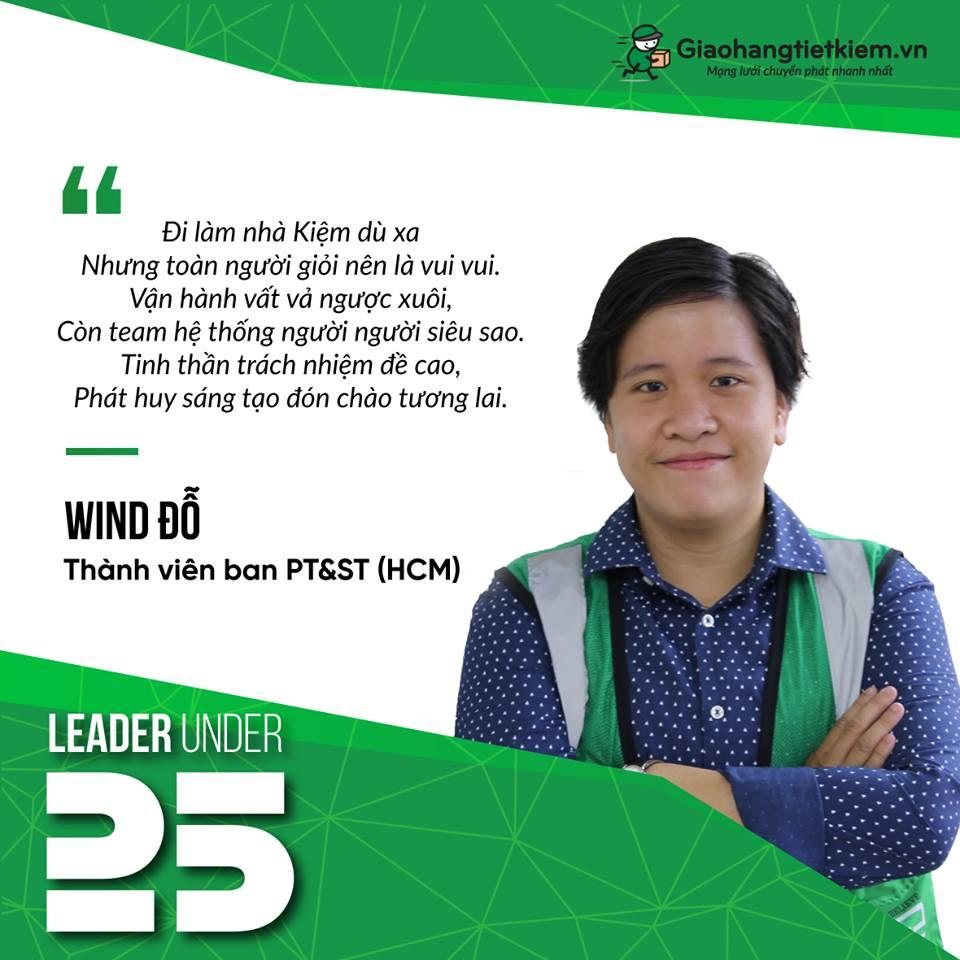 WIND ĐỖ (THÀNH VIÊN BAN PT&ST HCM): ĐI RỒI SẼ ĐẾN – BỀN BỈ VỚI CÔNG VIỆC 