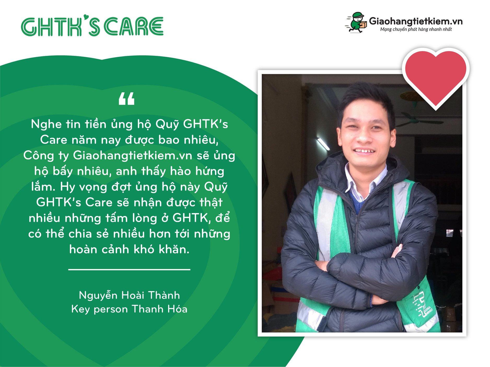 Nguyễn Hoài Thành - Key person Thanh Hóa: “Quỹ là một hoạt động đầy ý nghĩa, kịp thời giúp đỡ những hoàn cảnh khó khăn."