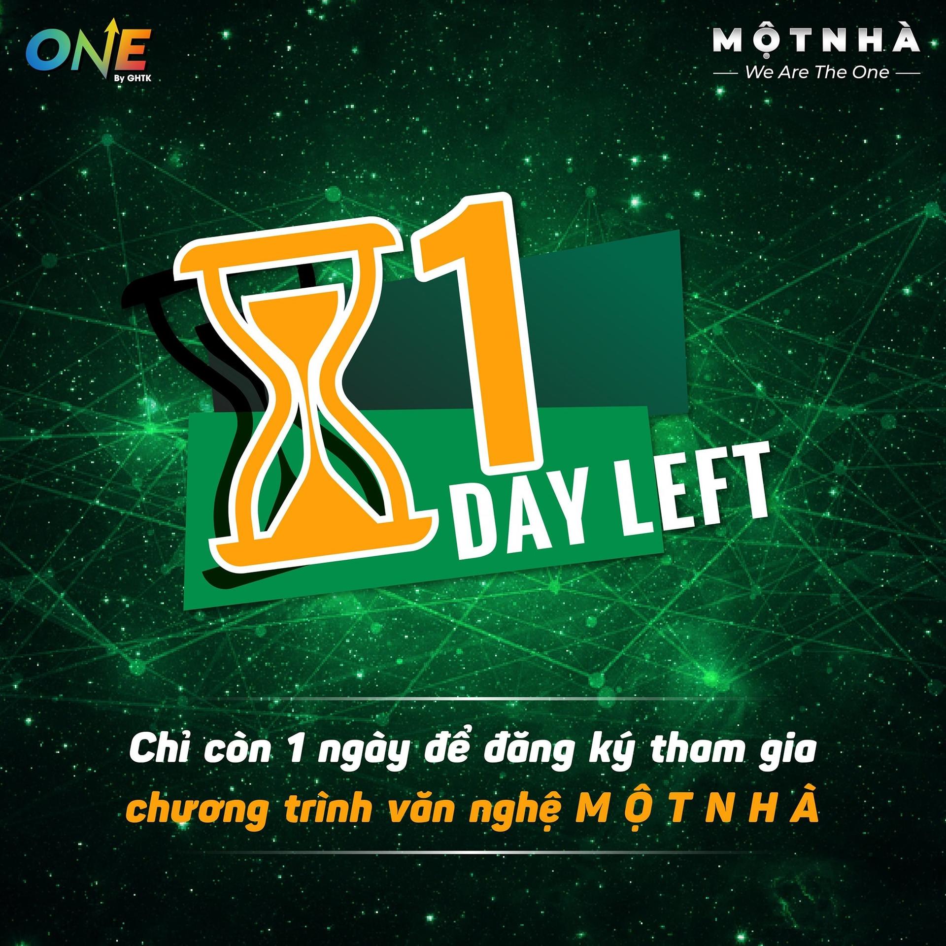  Chưa đầy 24h nữa là cổng đăng ký tham gia chương trình văn nghệ M Ộ T N H À sẽ đóng lại.