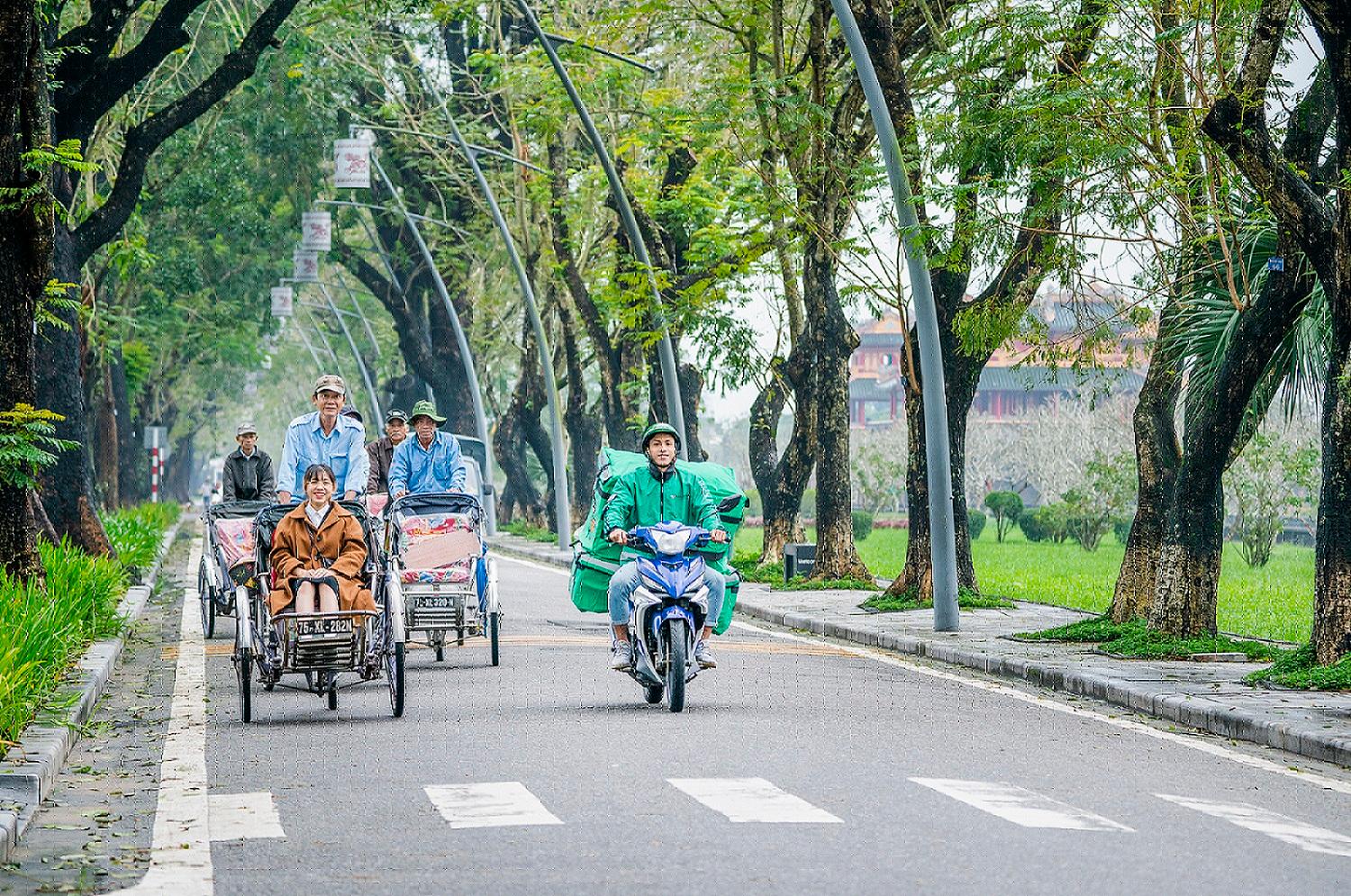 Một màu xanh quen thuộc trải dài khắp dải đất hình chữ S
