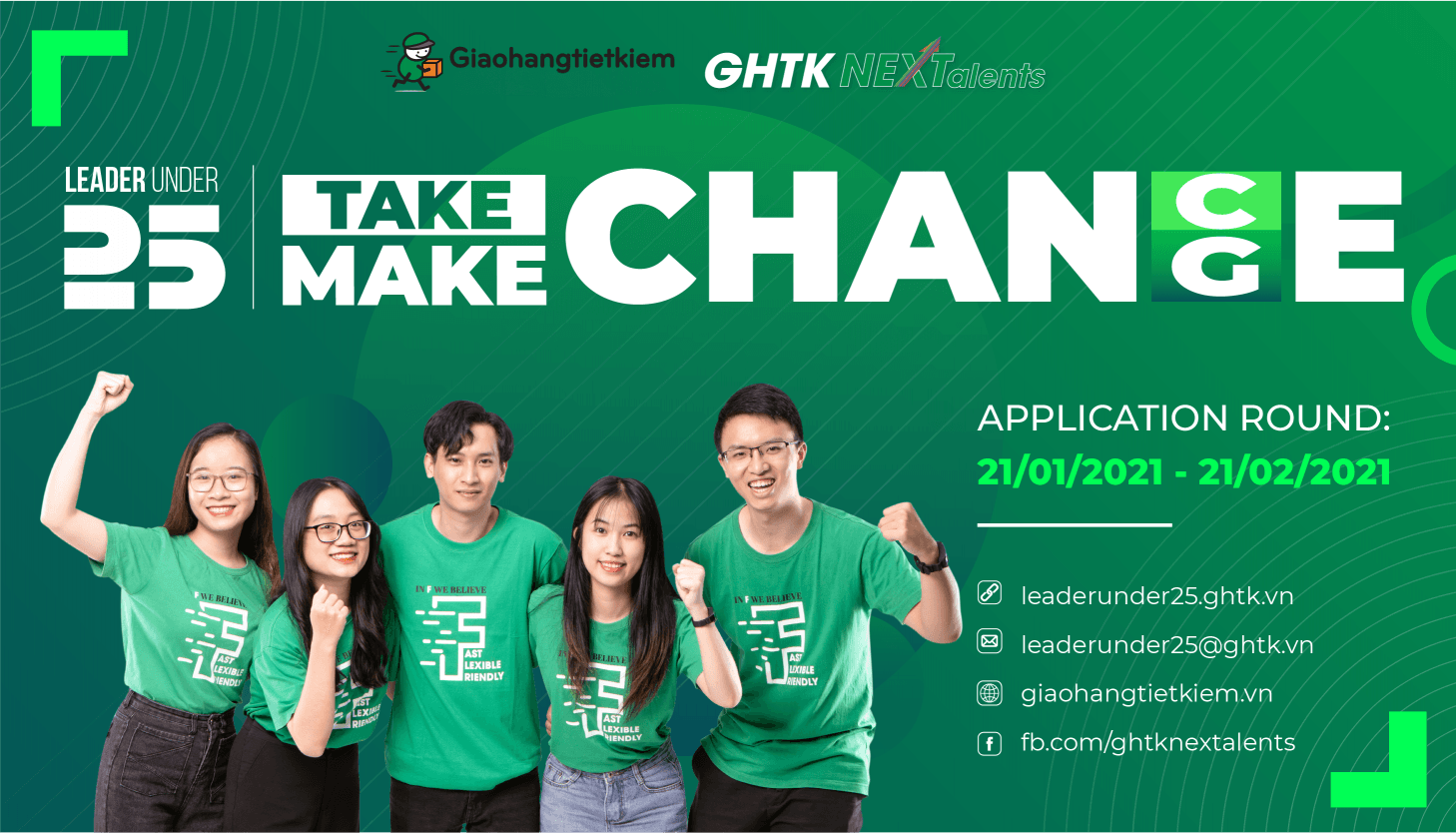 LEADER UNDER 25 - 2021 | TAKE CHANCE, MAKE CHANGE