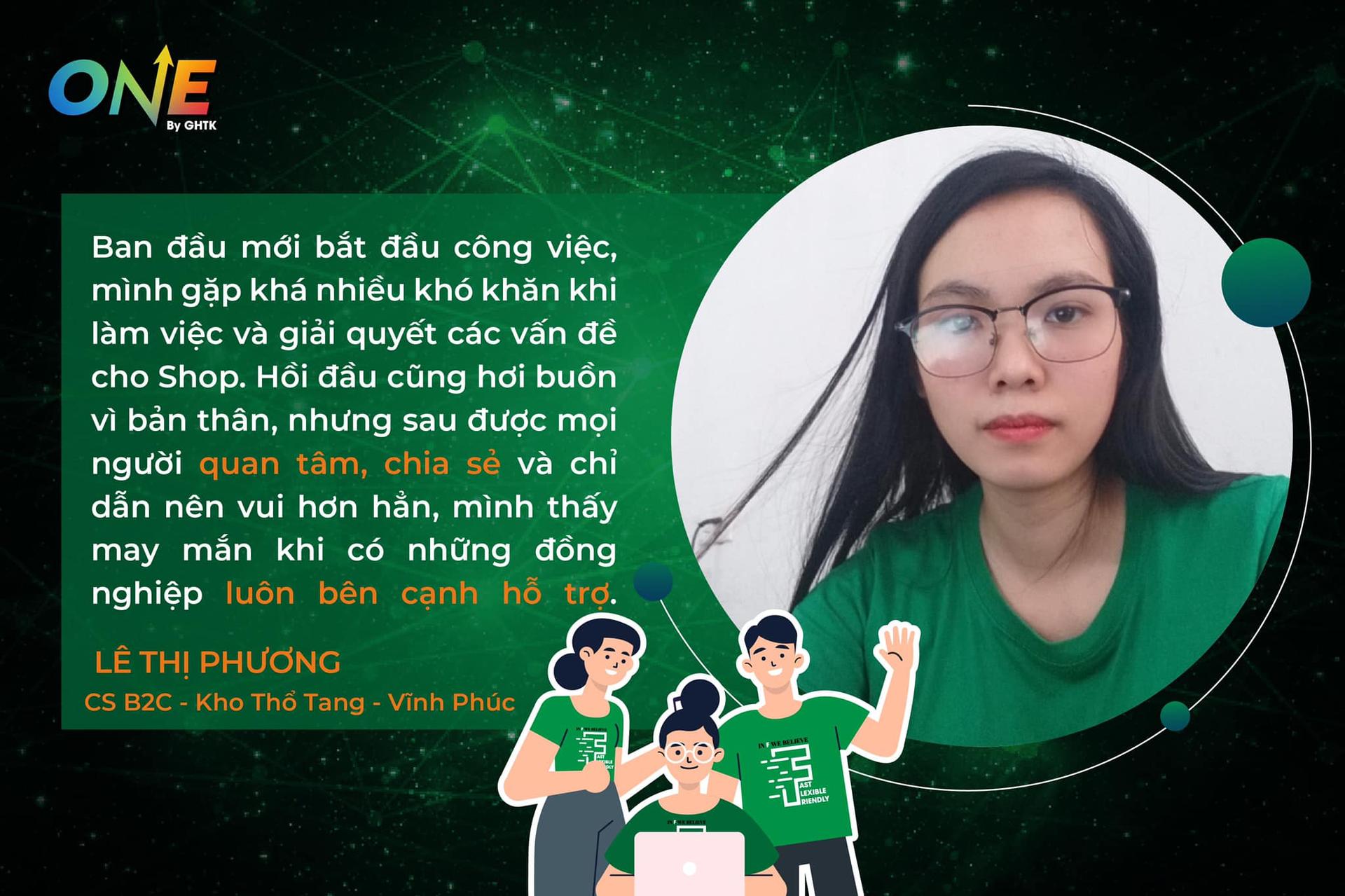 ONE - By GHTK | NGÔI SAO THÁNG 4 LÊ THỊ PHƯƠNG: NỖ LỰC TRONG CÔNG VIỆC CỦA CÔ GÁI KHO THỔ TANG