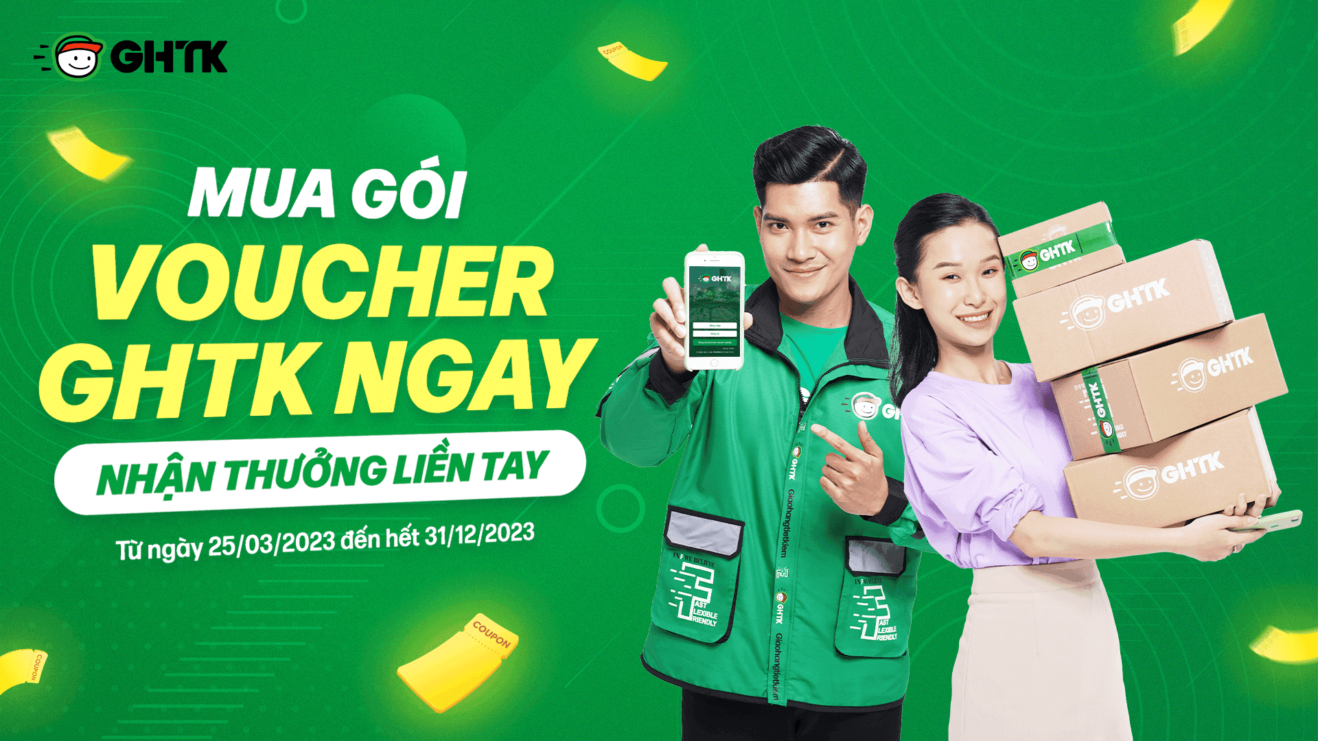 Mua gói voucher GHTK ngay - Nhận thưởng liền tay