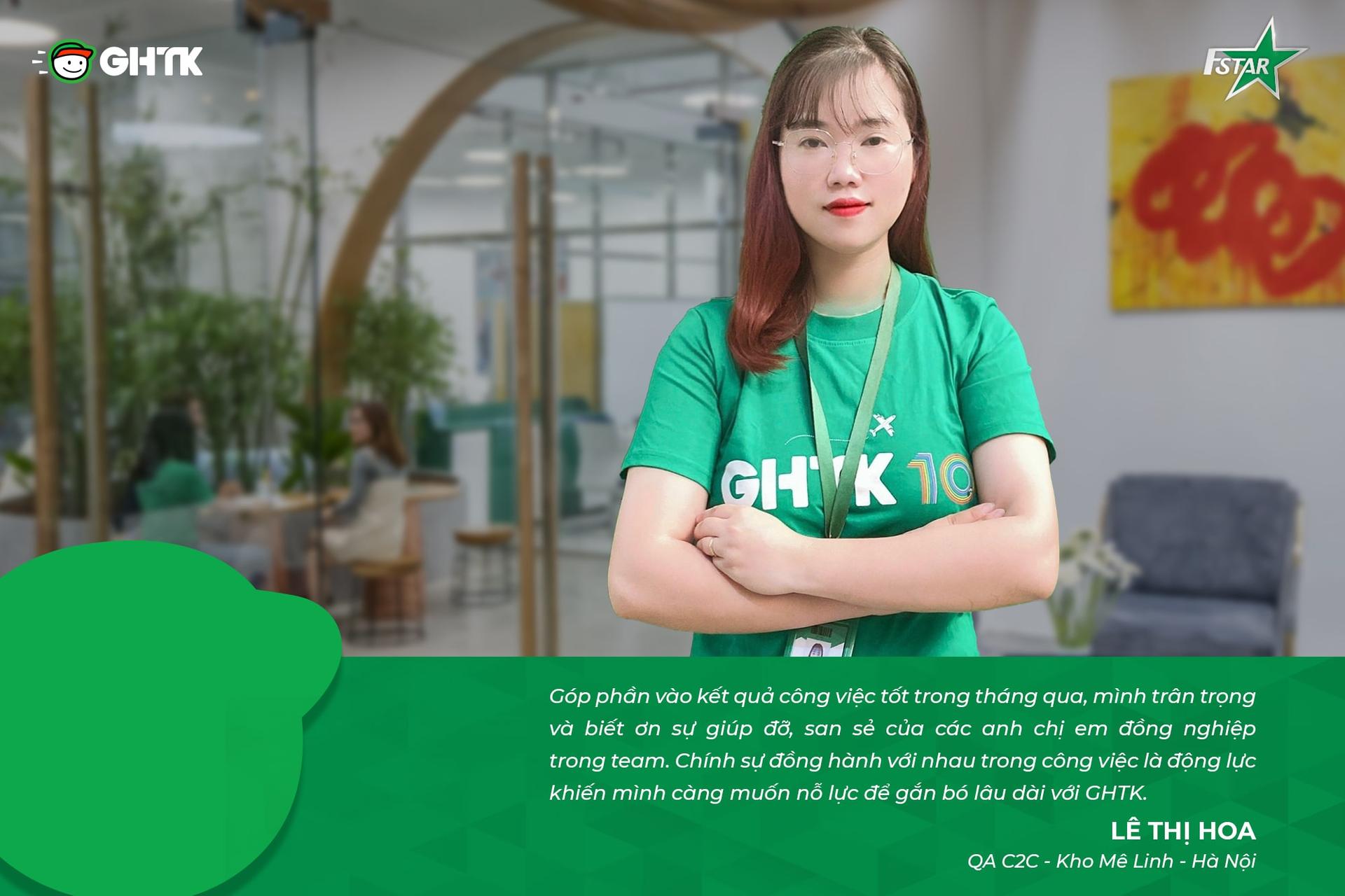 Cô nàng nhiệt huyết - Lê Thị Hoa - QA C2C