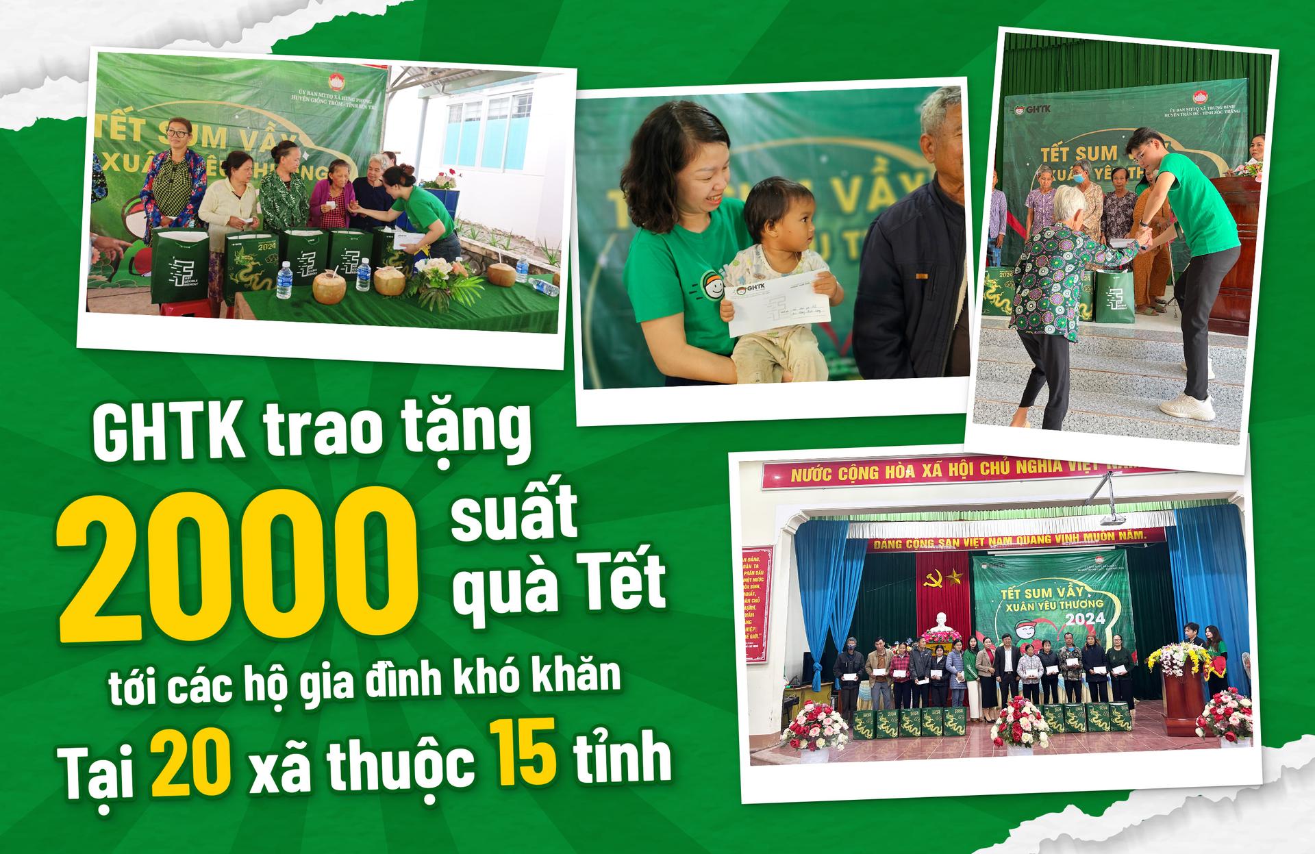 Hành trình chở Tết về với 2000 hộ gia đình khó khăn Xuân 2024