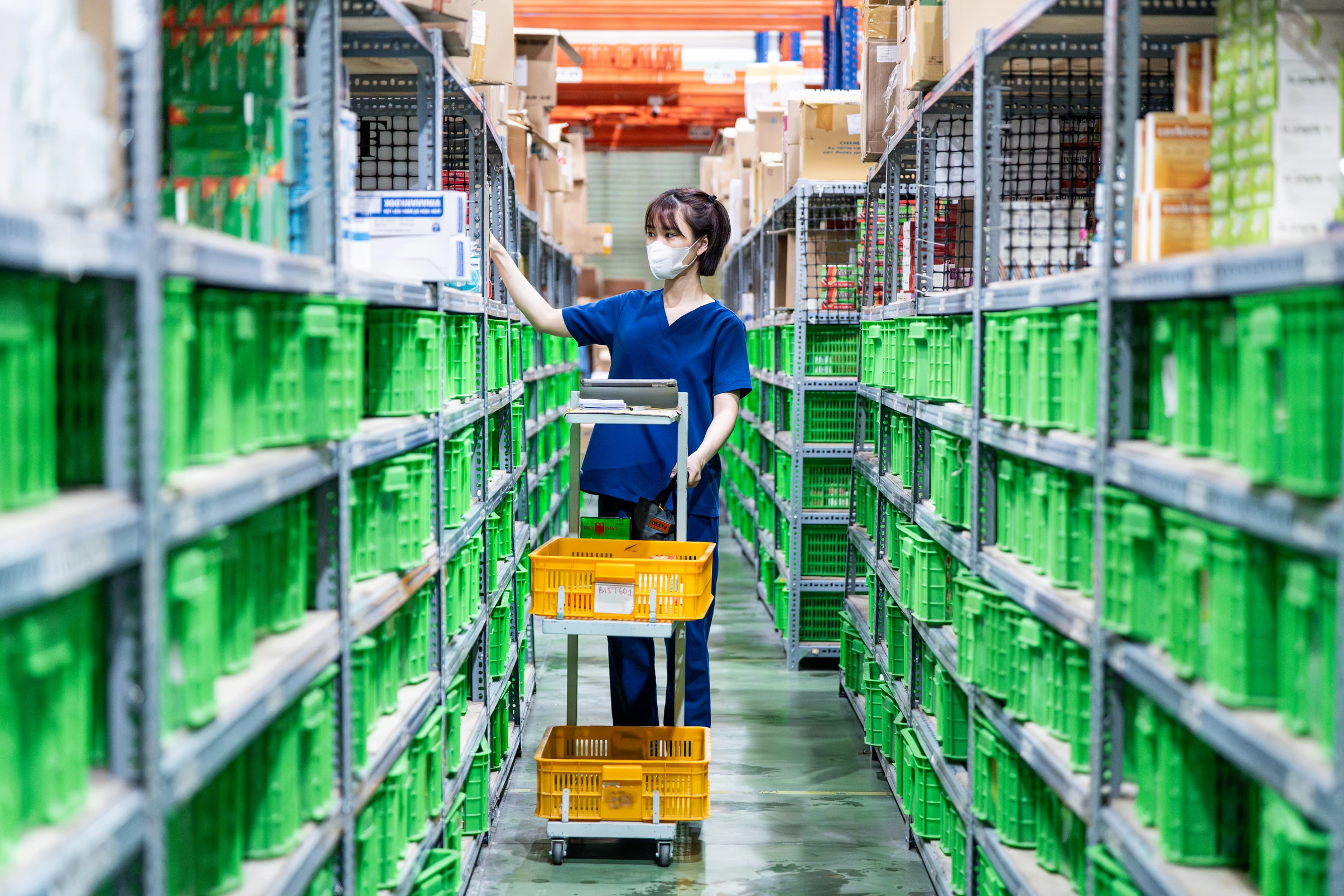 Kiểm soát xuyên suốt quy trình lấy hàng, đóng gói và giao nhận, đảm bảo chất lượng hàng hóa