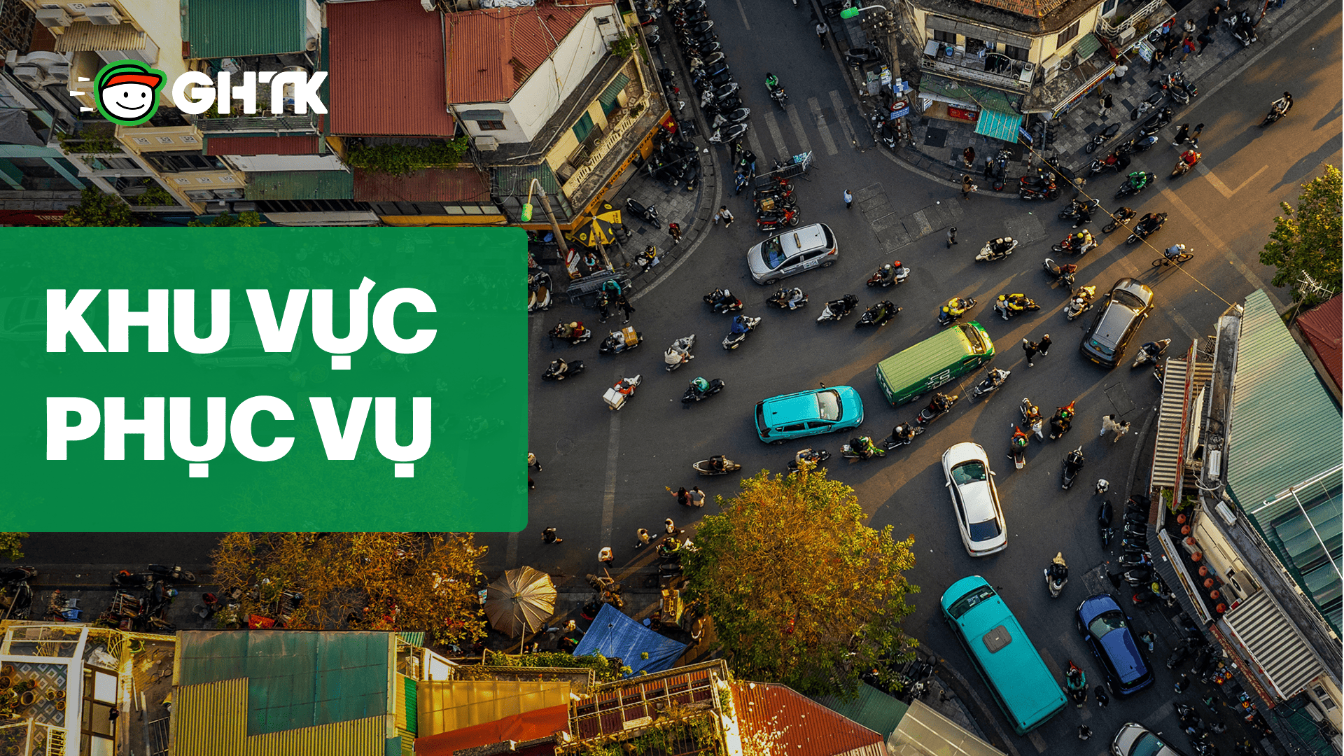 Danh sách khu vực phục vụ