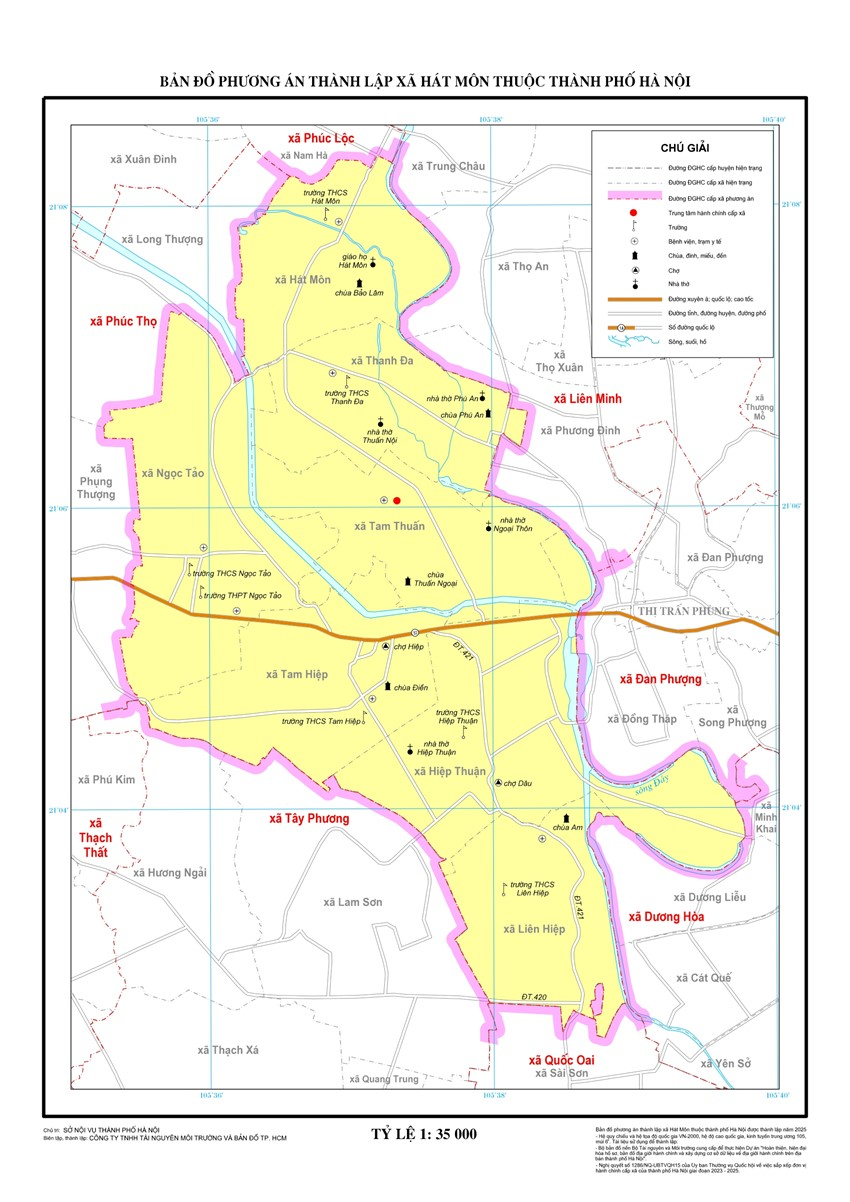 Huyện Phúc Thọ sau sáp nhập: Thay đổi địa giới và cấu trúc hành chính mới