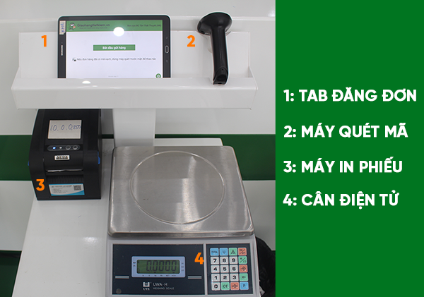 Giới thiệu các thiết bị tại bưu cục GHTK