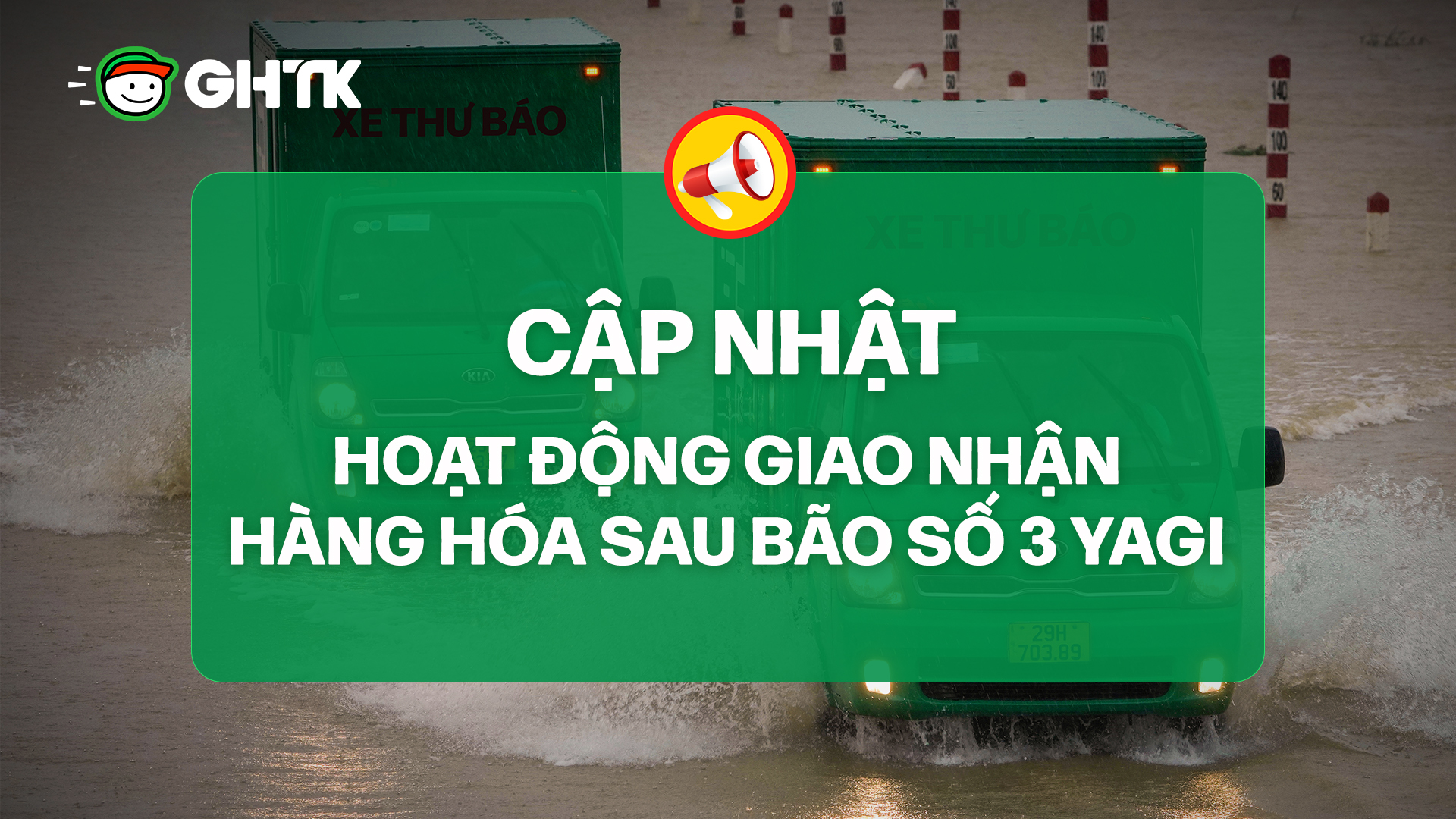 Cập nhật hoạt động giao nhận hàng hoá sau bão số 3 Yagi