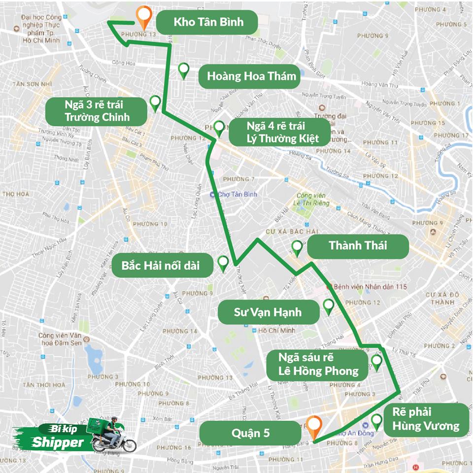 Tp. Hồ Chí Minh - ĐƯỜNG TẮT TRÁNH TẮC