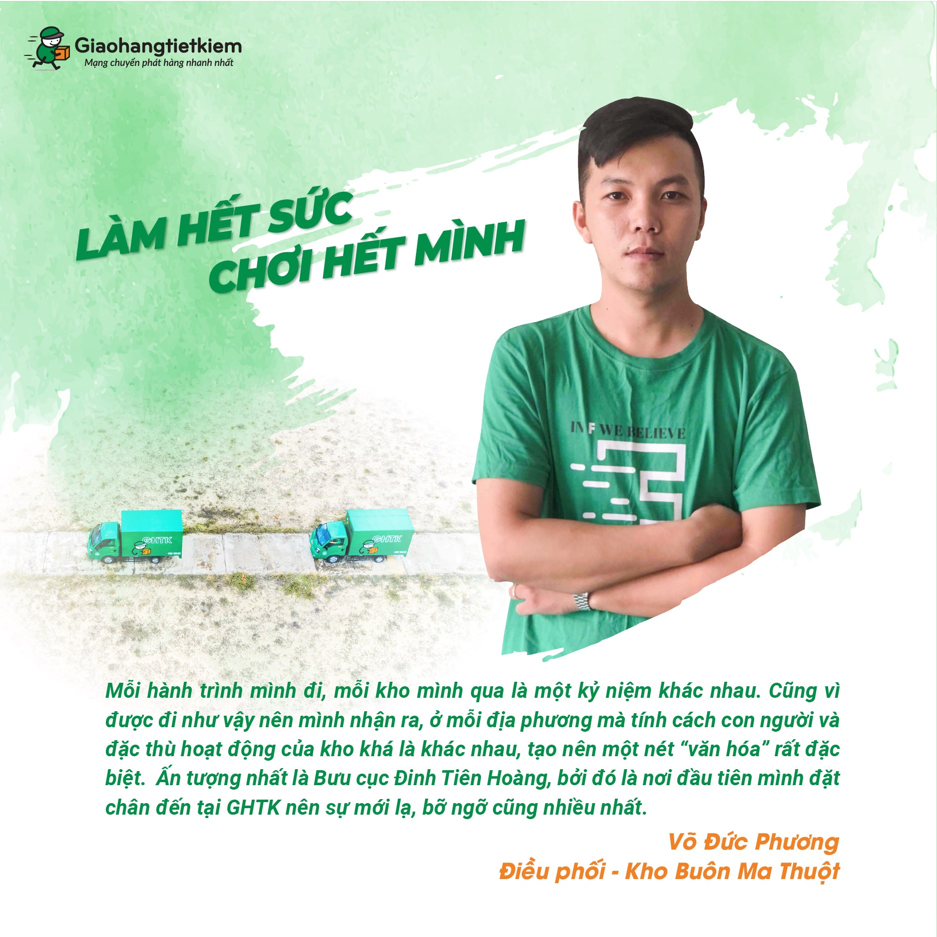 Võ Đức Phương - Điều Phối - Kho Buôn Ma Thuột | Làm hết sức - chơi hết mình